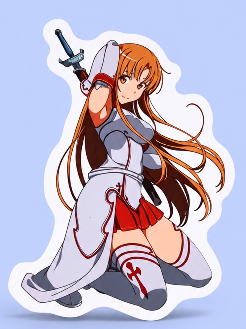 Asuna Sword Art Online Anime Sticker | SAO Vinyl Decal